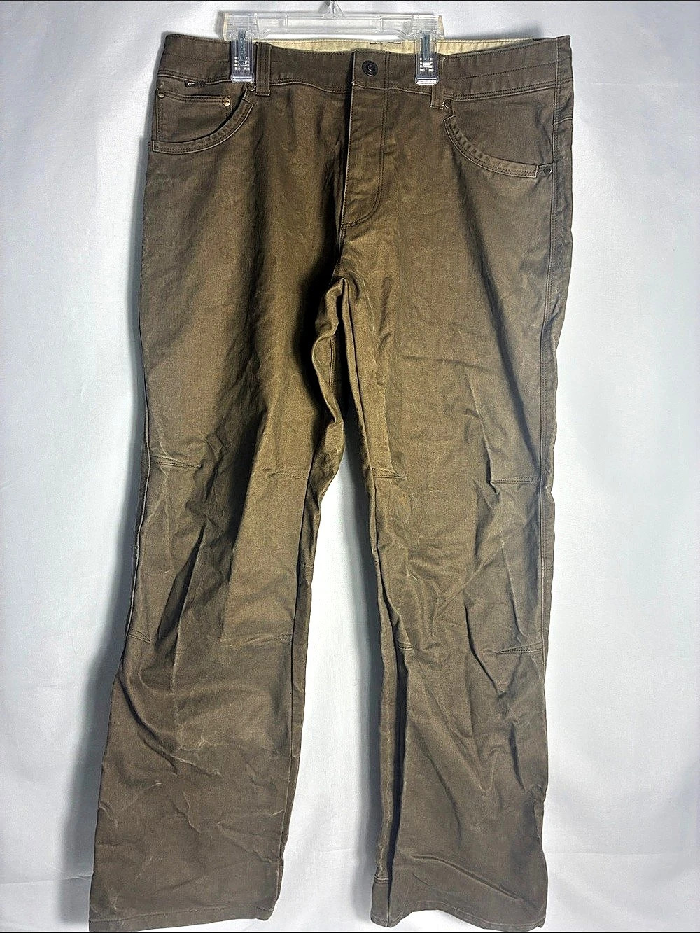 KUHL Rydr Men's Brown Cotton Canvas Hiking Work Pants 36x30